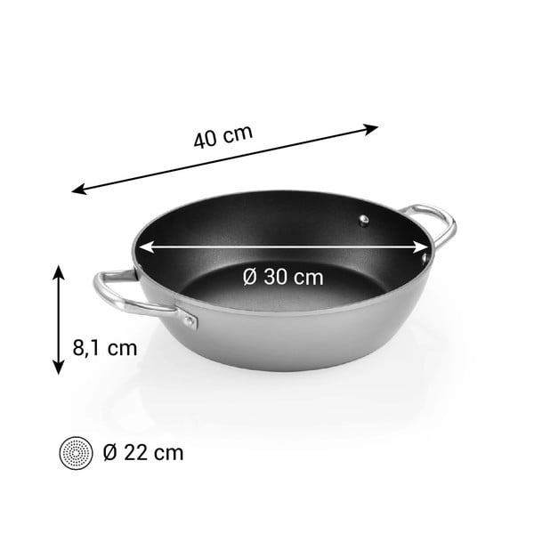 Alumīnija panna ar nelīpošu pārklājumu ø 30 cm GrandChef+ – Tescoma-image-1