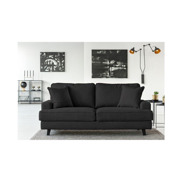 Melns dīvāns trīs personām Cosmopolitan design Berlin-image-3
