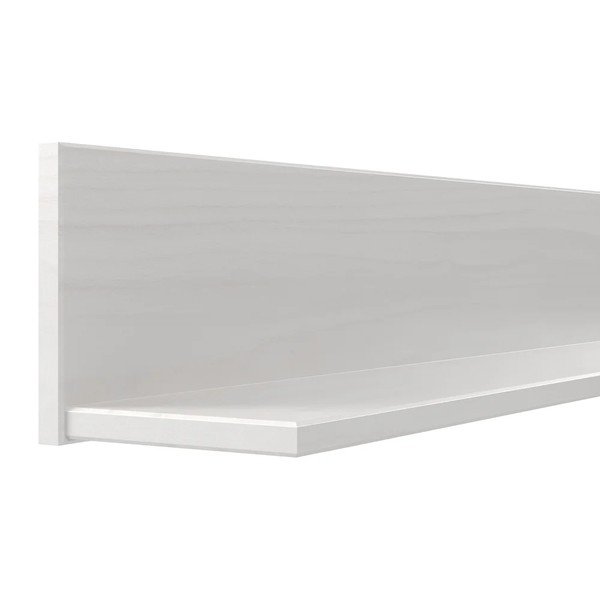 Balts priedes masīvkoka sienas plaukts 100 cm Teramo – Støraa-image-3