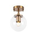 Misiņa krāsas griestu lampa ar stikla abažūru ø 15 cm Atmaca – Opviq lights