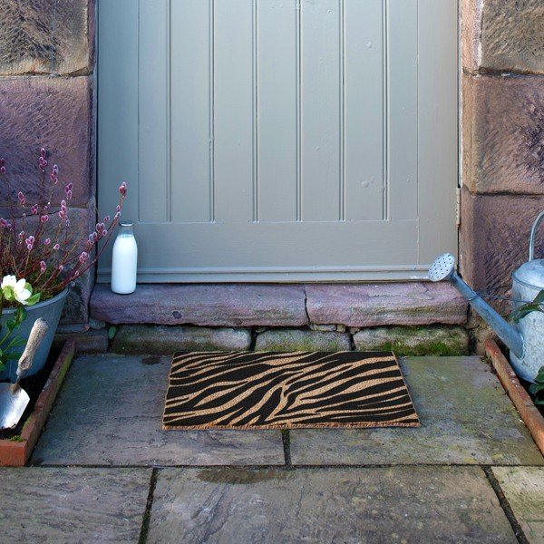 Kokosšķiedras kājslauķis 40x60 cm Zebra – Artsy Doormats-image-4