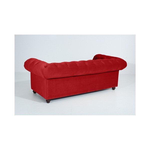 Sarkans dīvāns Max Winzer Orleans Velvet, 216 cm-image-3