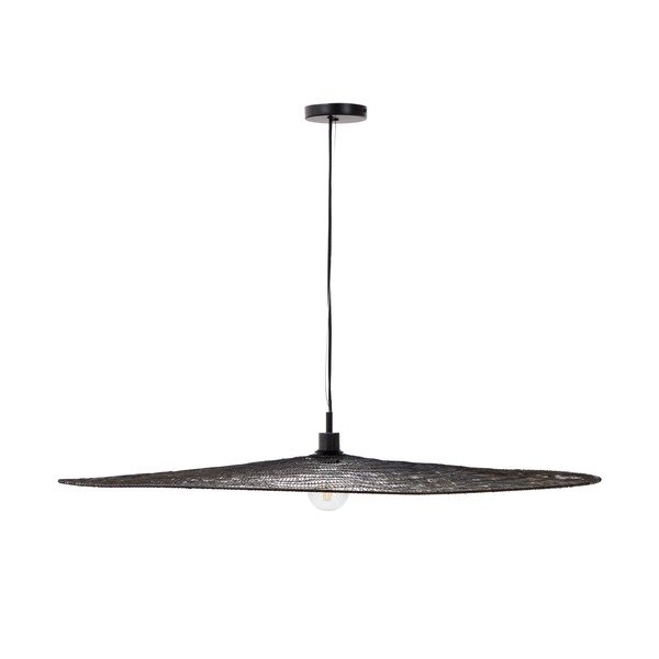 Melna piekaramā lampa ø 100 cm Makai – Kave Home
