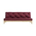Izvelkamais dīvāns Karup Design Fresh Natural Clear/Bordeaux