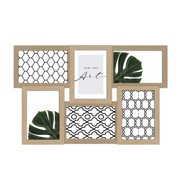 Dabīga toņa piekarināms foto rāmis 44x27 cm Beech – knor