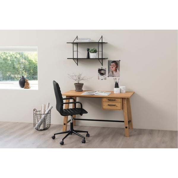 Melns biroja krēsls uz riteņiem Actona Wislow-image-1