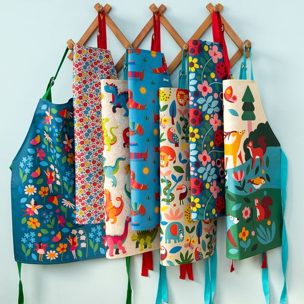 Kokvilnas bērnu priekšauts Woodland – Rex London-image-1