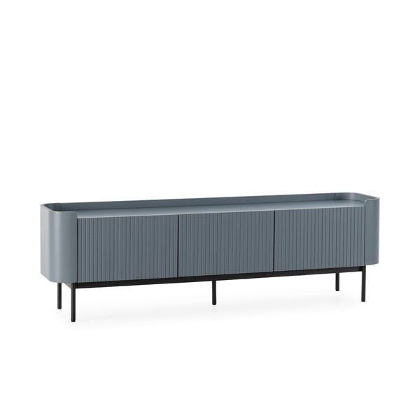Dūmakaini zils TV galdiņš 180x55x40 cm Willa – MOME-image-3