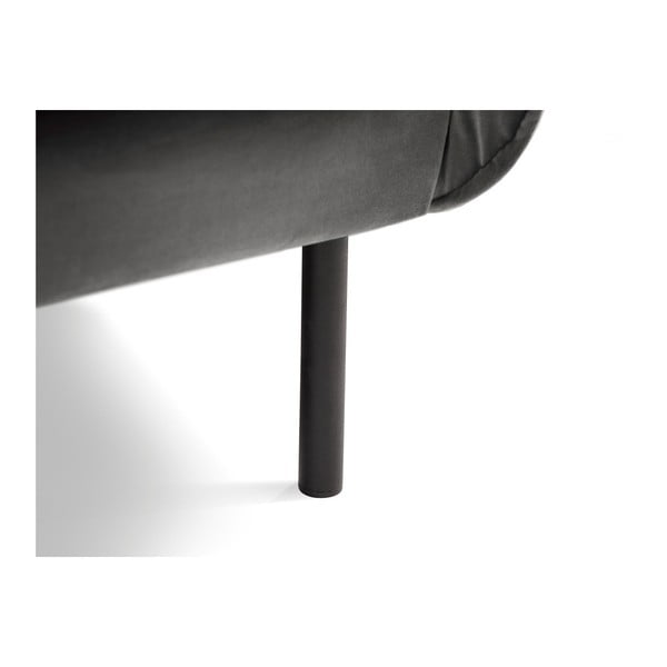 Tumši pelēks samta atpūtas krēsls Cosmopolitan Design Vienna-image-3