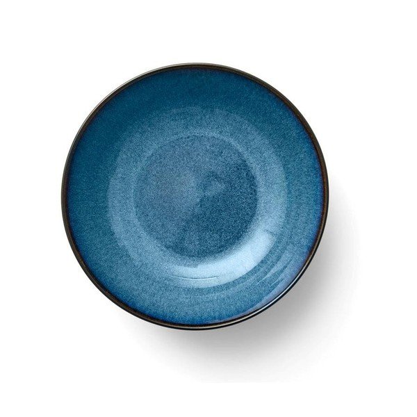 Melna/zila akmensmasas servēšanas bļodiņa 1,8 l Gastro Dark Blue/Black – Bitz-image-1