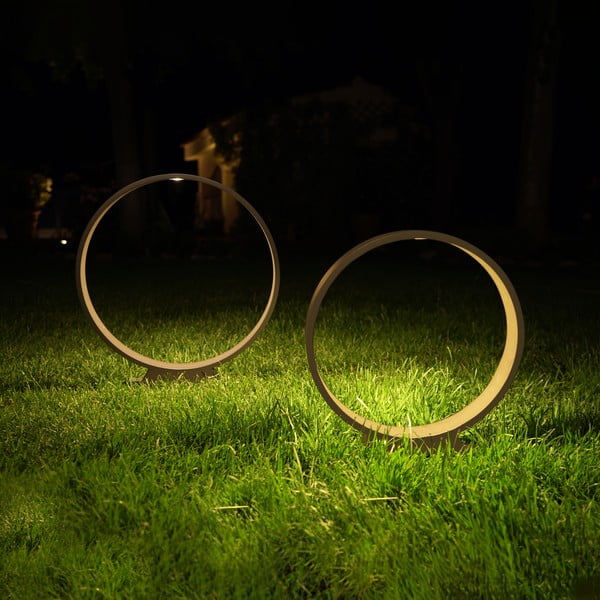 Melna stāvlampa SULION Nala, ø 40 cm-image-3