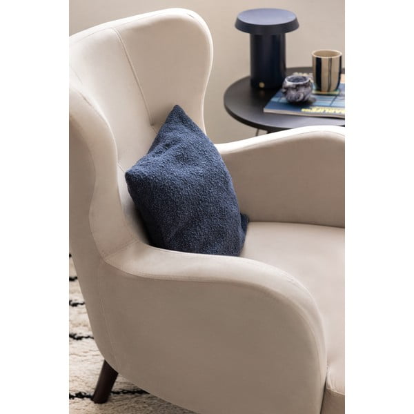 Violets samta atpūtas krēsls ar atzveltni Noemye – Bonami Selection-image-1