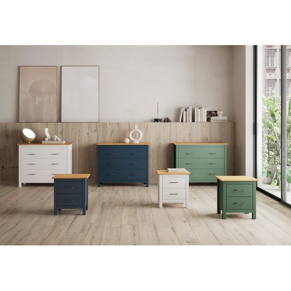 Tumši zils priedes masīvkoka naktsskapītis Miranda – Marckeric-image-1