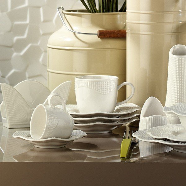 6 porcelāna tasīšu un apakštasīšu komplekts Kutahya Anna, 50 ml-image-1