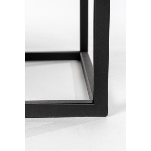 Melns rotangpalmas vīna statīvs 8 pudelēm, 80x100 cm Guuji – White Label-image-1