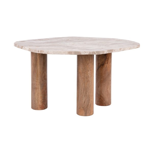 Sānu galdiņš ar marmora imitācijas galda virsmu 50x75 cm Organic   – Leitmotiv-image-3