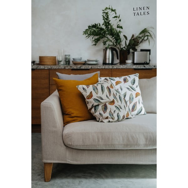 Lina spilvendrāna 50x50 cm Golden Fall – Linen Tales-image-2