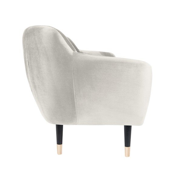 Krēmkrāsas dīvāns ar melnām kājām Mazzini Sofas Benito, 188 cm-image-3