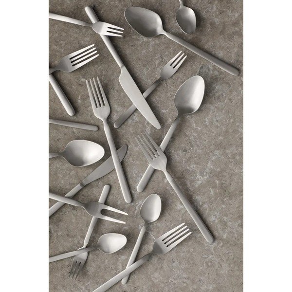 Matētas sudraba krāsas nerūsējošā tērauda deserta dakšiņas (4 gab.) 4 personām Stella – Blomus-image-3