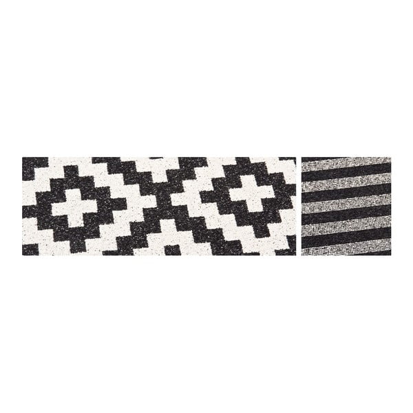 Melnbalts rakstains divpusējs paklājs Narma Viki, 160 x 230 cm-image-3