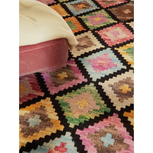 Divpusējs/ar rokām darināts vilnas paklājs 200x290 cm Kamal Zara – Nouristan-image-2