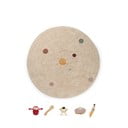 Bēšs kokvilnas bērnu rotaļu paklājs ø150 cm Solar System – Lorena Canals