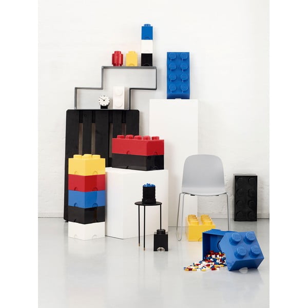 Balta LEGO® dubulta glabāšanas kaste-image-2