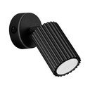 Melna prožektora tipa lampa 8x16 cm Gleam – Sollux