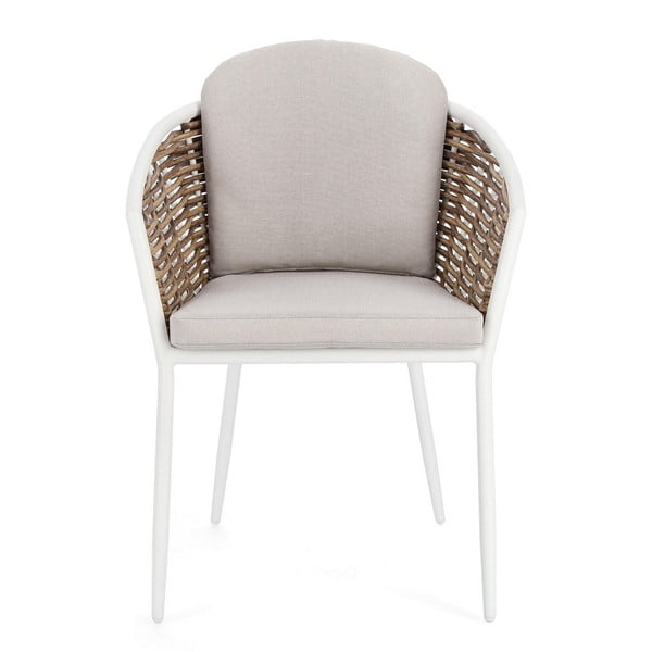 Balts metāla dārza krēsls Maribela – Bizzotto-image-3