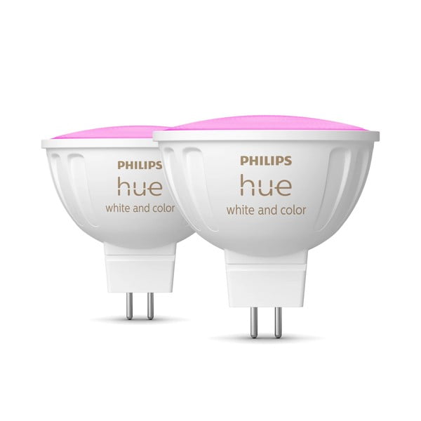 Spuldzes ar GU 5,3 spuldžu ietveri (2 gab.), 6 W White and color ambiance – Philips Hue-image-1