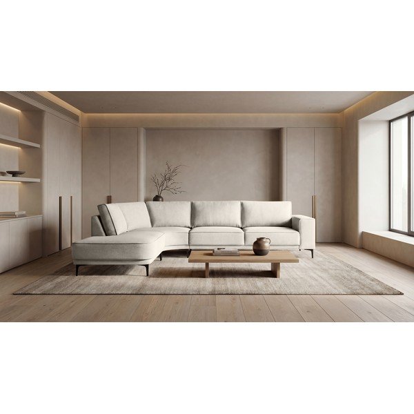 Krēmkrāsas stūra dīvāns (ar kreiso stūri) Copenhagen – Scandic-image-1