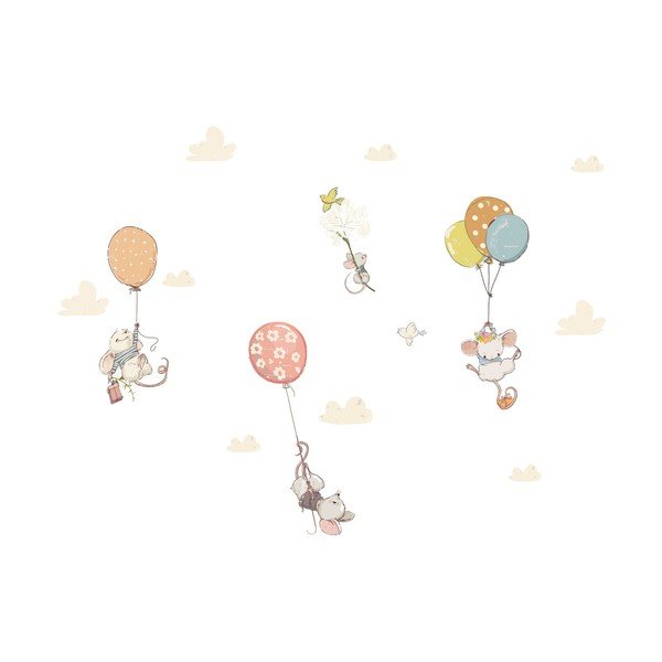 Bērnu sienas uzlīmes Ambiance Flying Mouse-image-2