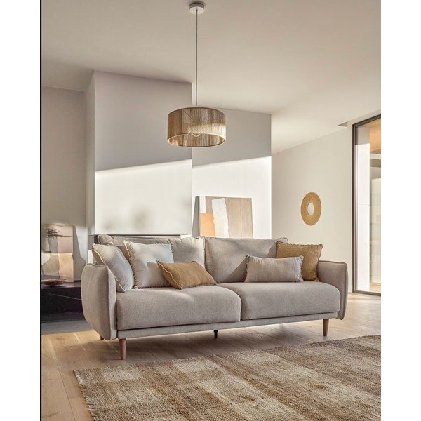 Bēšs dīvāns 210 cm Carlota – Kave Home-image-2