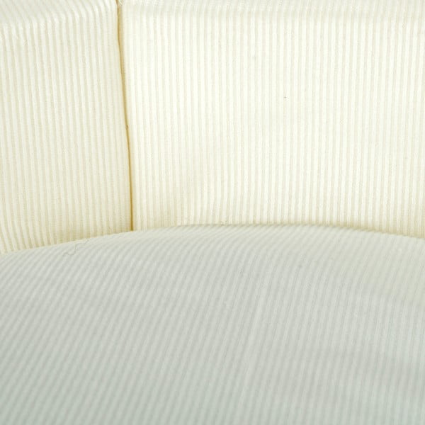 Krēmkrāsas mājdzīvnieku gulta suņiem ø 48 cm – Love Story-image-1