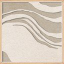 3D glezna ar rāmi/skaņas absorbējoša 62x62 cm Sacred Silence 2 – Malerifabrikken