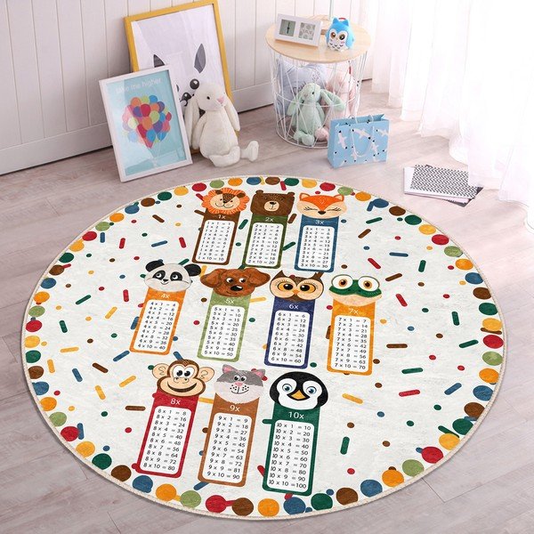 Bērnu paklājs ø 80 cm Comfort – Mila Home-image-2