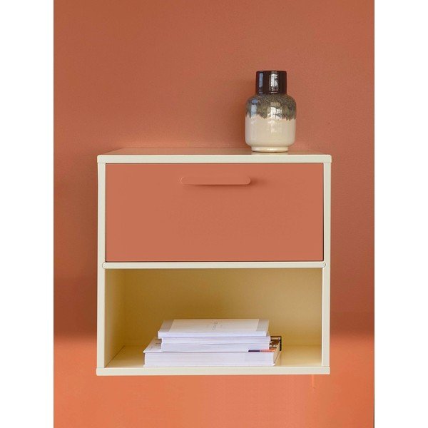 Sarkans un dzeltens sienas naktsgaldiņš Keep by Hammel-image-1