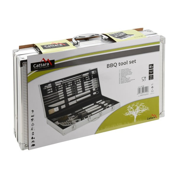 30 grilēšanas rīku komplekts futrālī Cattara Alu-image-4