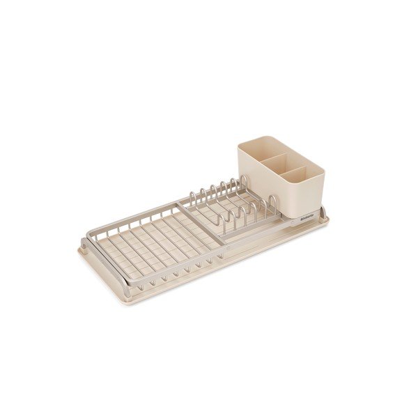 Bēšs metāla trauku žāvētājs 46x20 cm – Brabantia-image-3