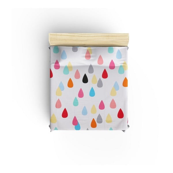 Balts kokvilnas pārklājs divguļamai gultai 200x235 cm Vendula – Mijolnir-image-1