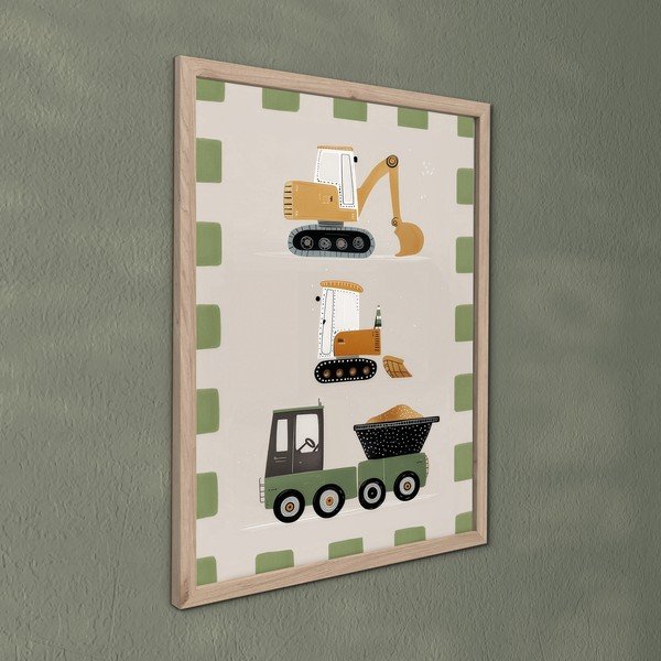 Bērnu plakāts 30x40 cm Baby The Builder – Styler-image-3