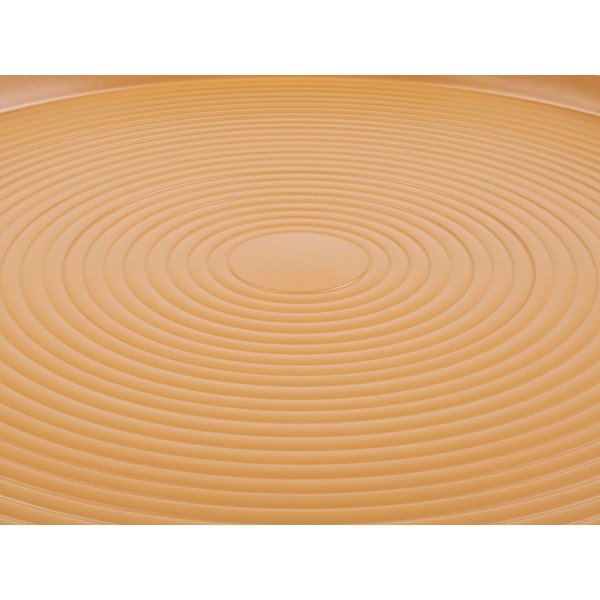 Sinepju dzeltens metāla sānu galds Leitmotiv Force, augstums 43 cm-image-1