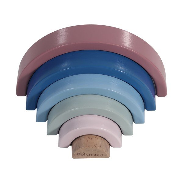 Koka saliekamā rotaļlieta Kindsgut Rainbow-image-3