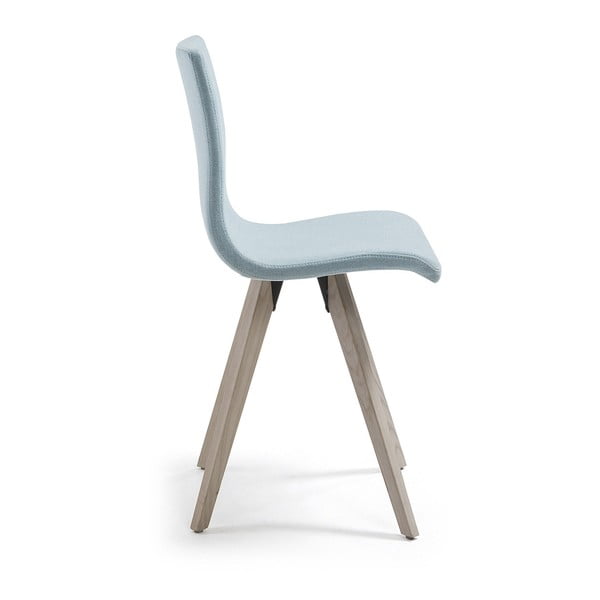 Gaiši zils ēdamistabas krēsls La Forma Una-image-1