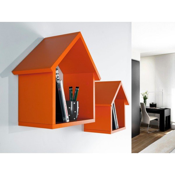 2 plauktu komplekts Maison, oranžs-image-1