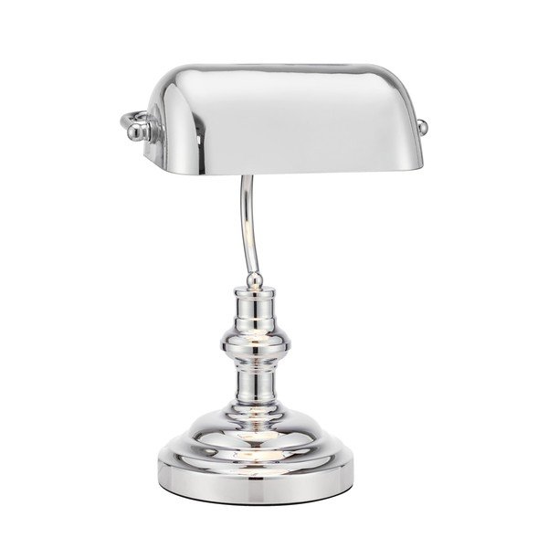 Sudraba krāsas galda lampa (augstums 22,5 cm) Bankers – Markslöjd
