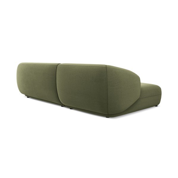 Zaļš samta stūra dīvāns (ar kreiso stūri) Moana – Makamii-image-2