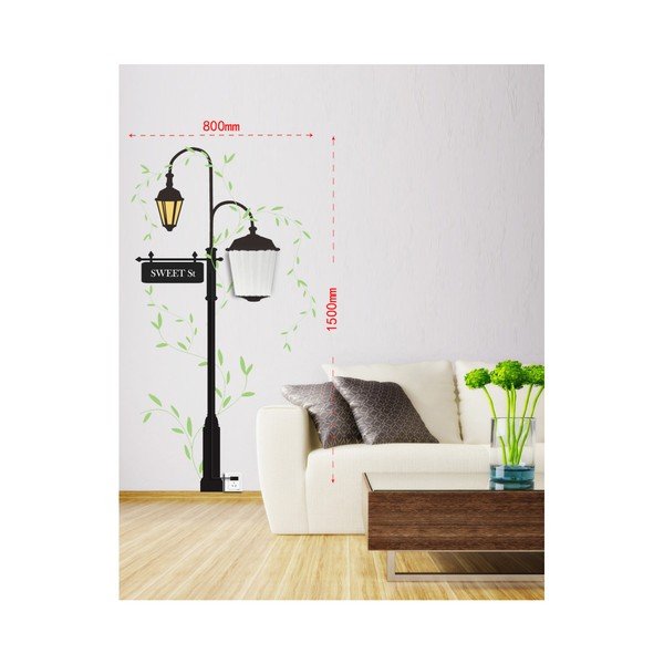 Sienas lampa ar uzlīmi Mauro Ferretti Street-image-4