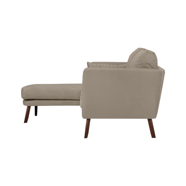 Mazzini Sofas Elena tumši bēšs trīsvietīgs dīvāns Elena ar kreisā stūra šozu-šozu-image-3