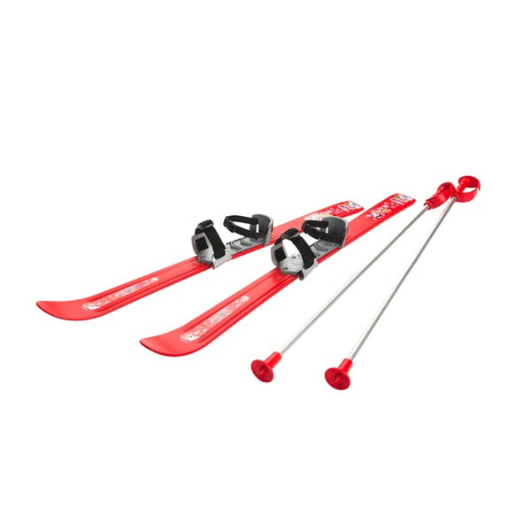 Bērnu sarkanās slēpes Gizmo Baby Ski, 90 cm